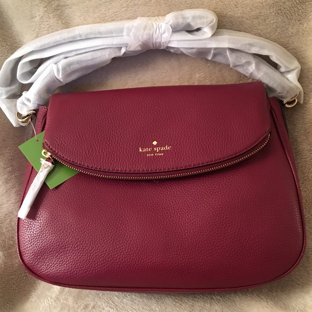 NWT Kate Spade Devin Boerum Place Merlot